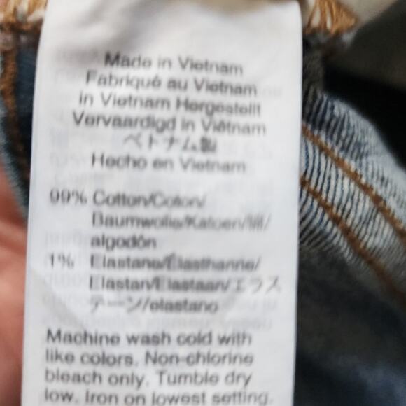 Madewell Size 32 Medium Wash Classic Straight Leg Jean 24 Inch Inseam - Picture 13 of 14